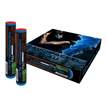 Rauchfackel Blau, 5er Pack