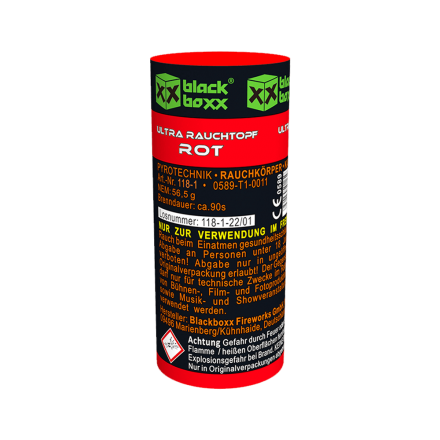 Ultra Rauchtopf Rot