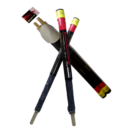 Barockfackel, Rot (2er Pack)