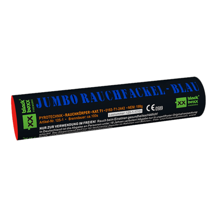 Jumbo Rauchfackel, Blau