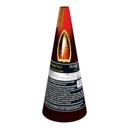 Feuerkegel No.2, Rot